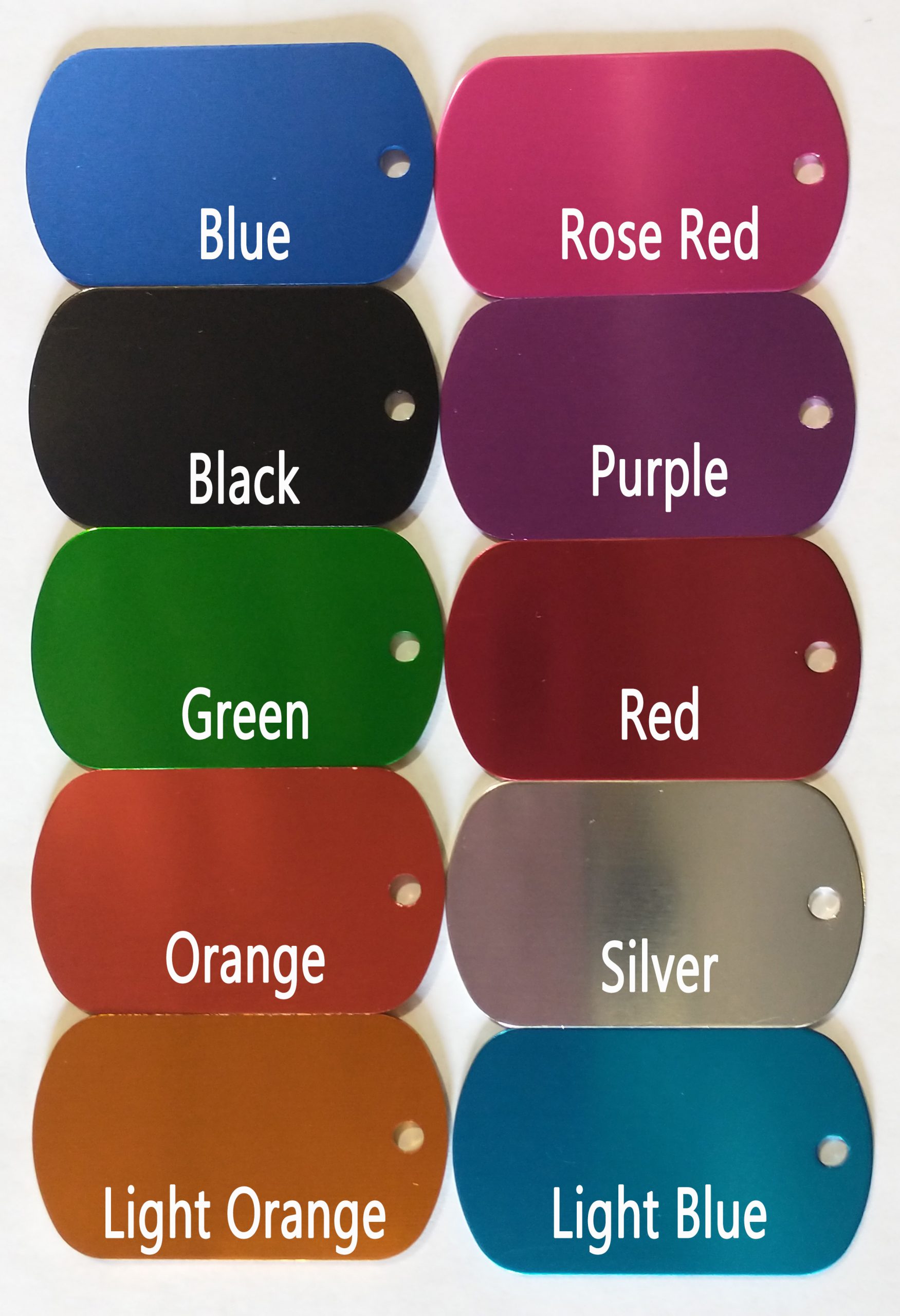 Personalized dog tags with 4 inch chain - Image 4